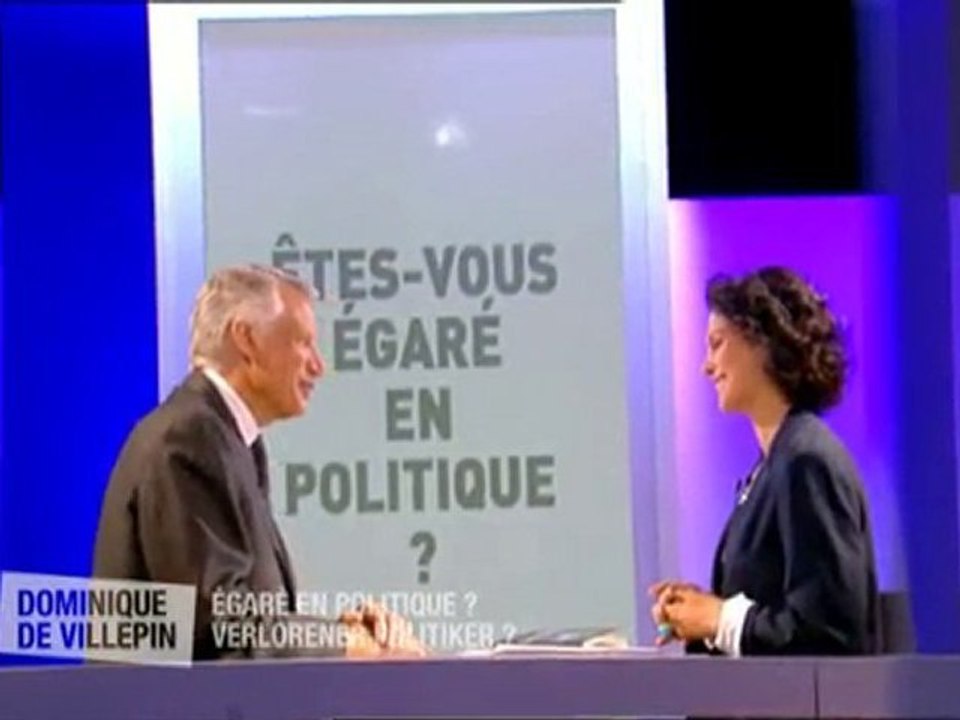 2012 Villepin veut batir une alternative indépendante