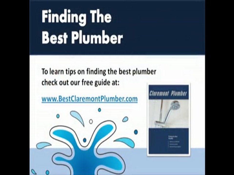 The Best Claremont Plumber