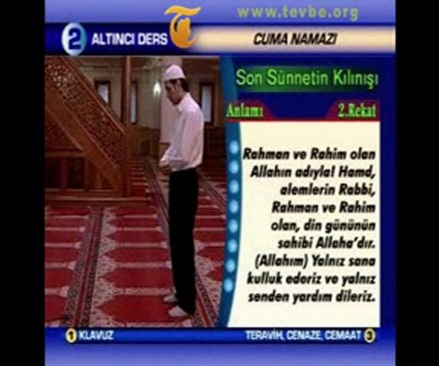 Cuma ve Bayaram Namazlarının Kılınışı www.tevbe.org