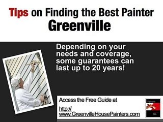 Greenville, SC Expert House Painters For Your Home