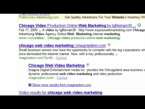 web video marketing, internet marketing, chicago web video