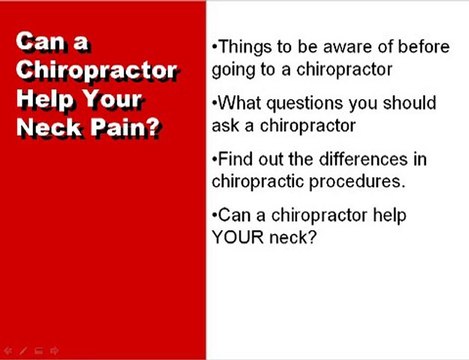 Chiropractic Neck Pain, Tulsa Chiropractor, Tulsa Chiroprac