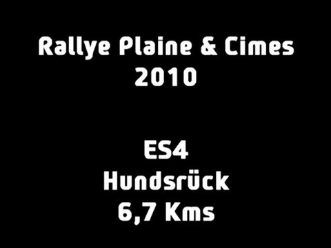 ES4 Rallye Plaine & Cimes 2010
