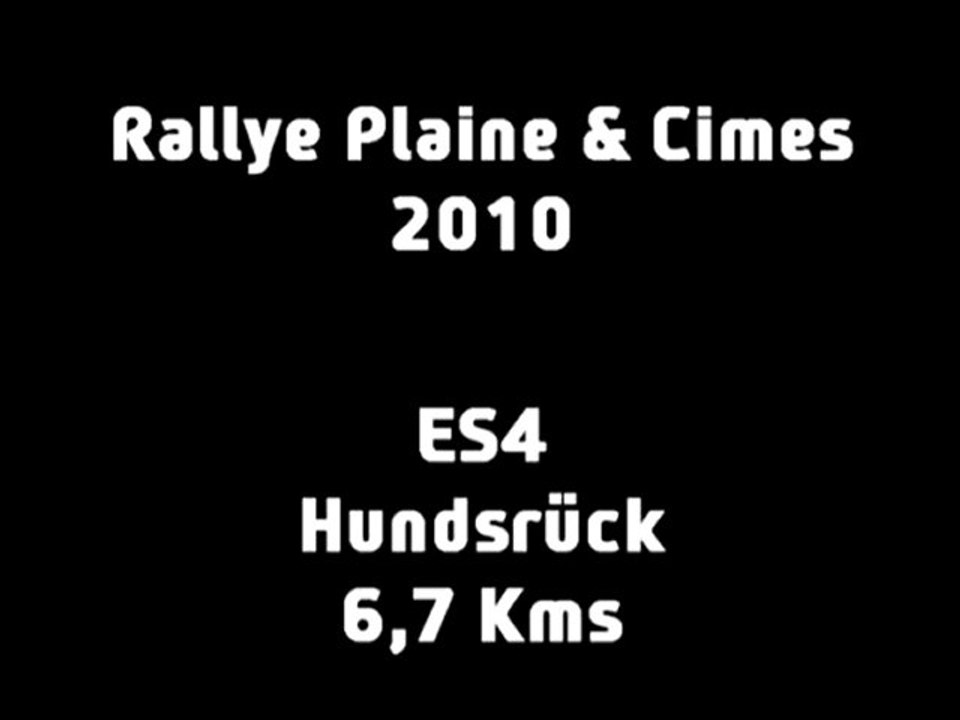 ES4 Rallye Plaine & Cimes 2010