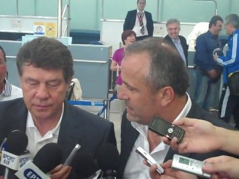 Δηλώσεις Ρεχάγκελ στο αεροδρομιο