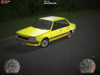 Renault 18 sur Factory test track