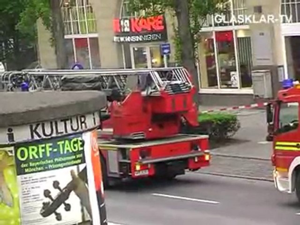 U-Bahn Brand in München am 12.5.2010