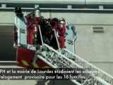 Incendie à Lourdes