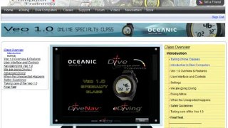 Oceanic Veo 1.0 Online Specialty Class