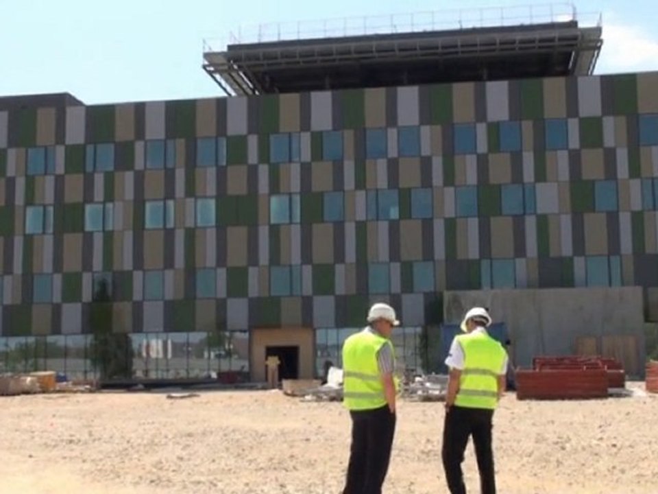 visite chantier hopital chalon