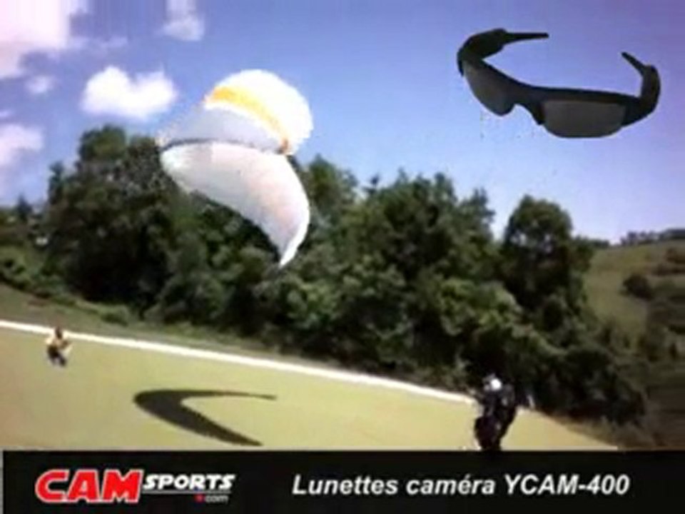 Demonstration utilisation lunettes caméra CAMSPORTS YCAM