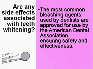 Cosmetic Dentistry FAQ side effects Rockland County NY