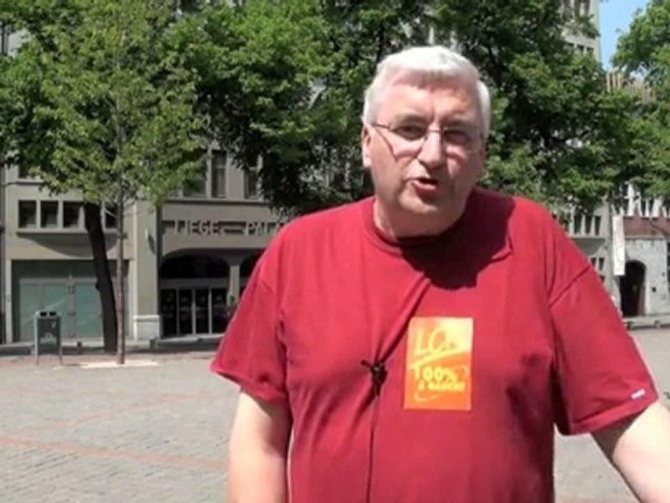 Front des Gauches : Jean Peltier, 11e effectif à Liège