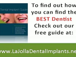 Download Video: La Jolla San Diego, Dental Implants, Dentist, tooth replace