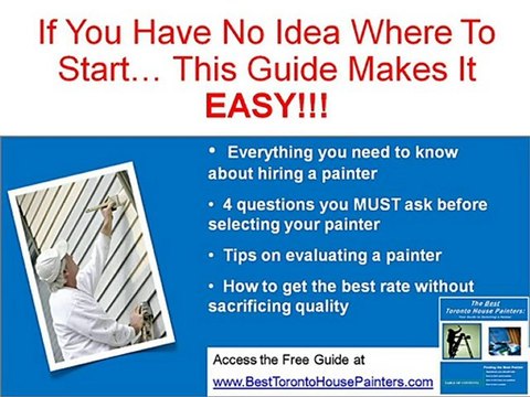 Toronto House Painters - Your Guide to Honest Painters in TO