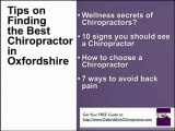 Best Chiropractors Oxfordshire & Chiropractic Clinics