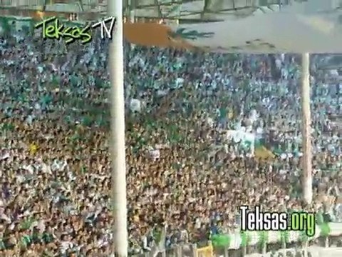Bursaspor Fans GREAT SHOW of turkish fans teksas