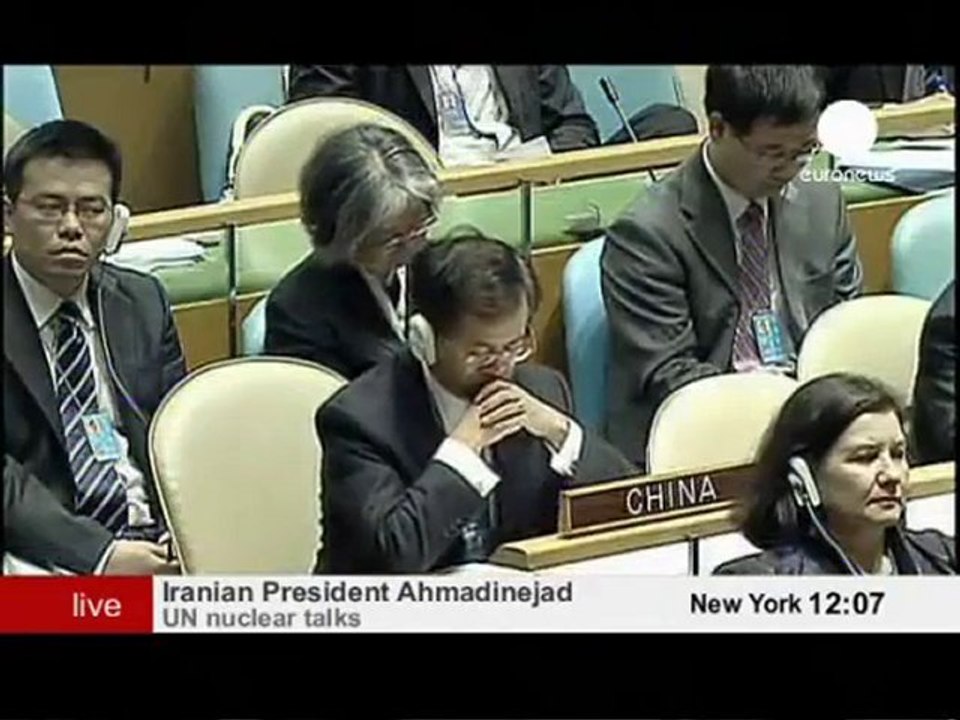 Ahmadinejad censuré par Euronews Mai 2010