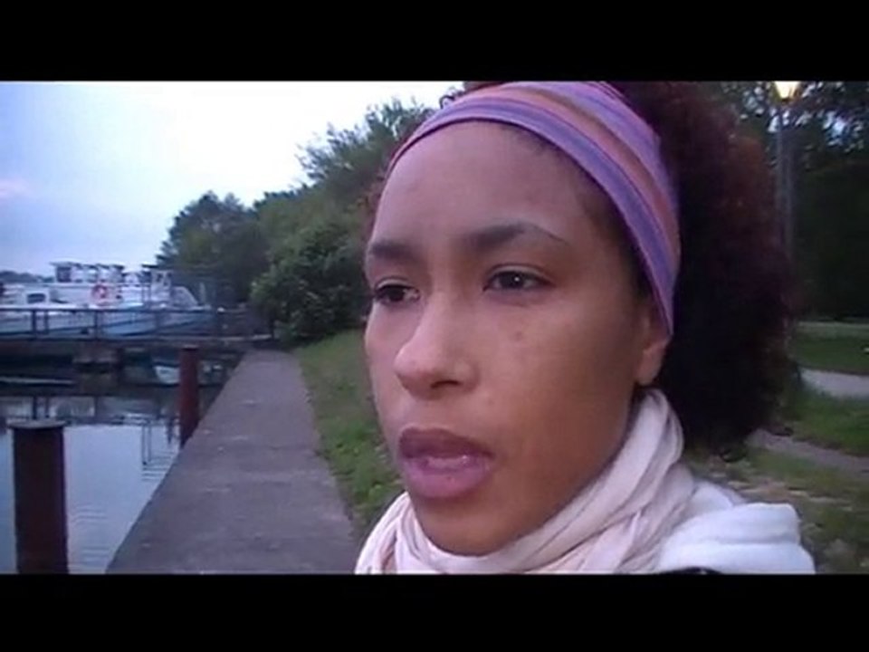 Blogger in the early morning