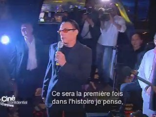 VANDAMME PLEURE A CANNES  !