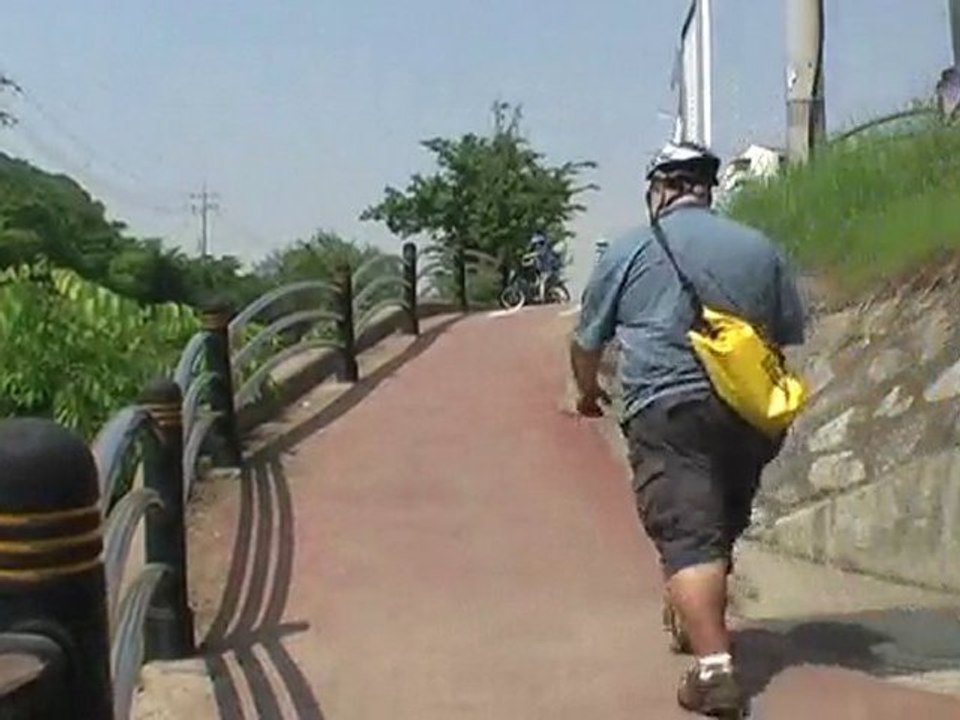 Caleb bike ride a