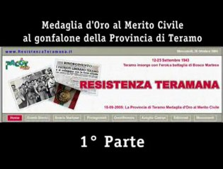 101 - Medaglia doro alla Provincia di Teramo 1°