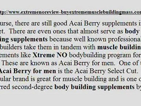 Acai Berry Select Cut Review – Best Acai Body Builder Supple