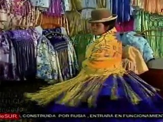 Cholitas: protagonistas de homenaje al Señor Jesús del Gra