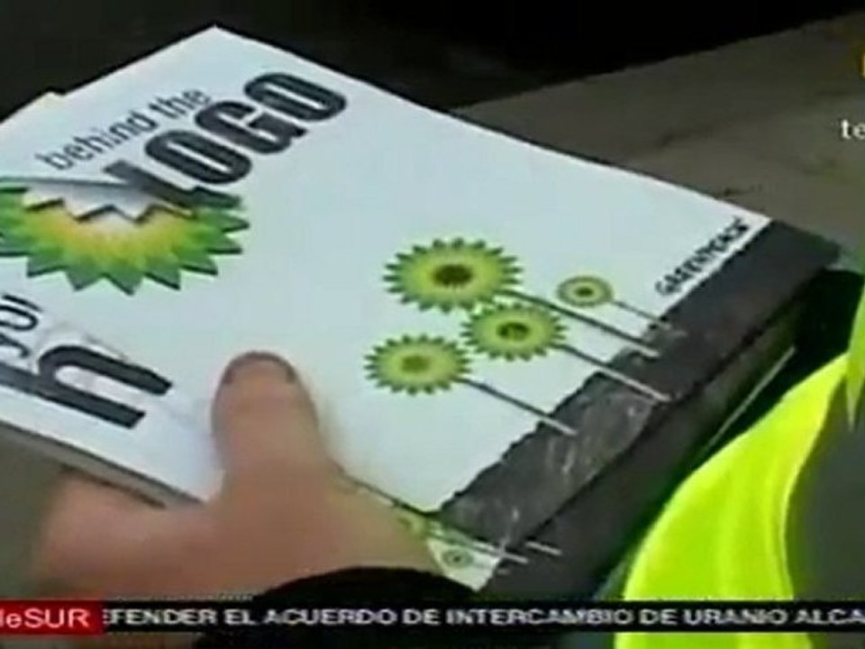 Greenpeace protesta contra British Petroleum