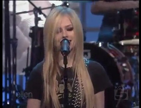 AVRIL LAVIGNE - He Wasn't (Ellen Degeneres Show 2005)
