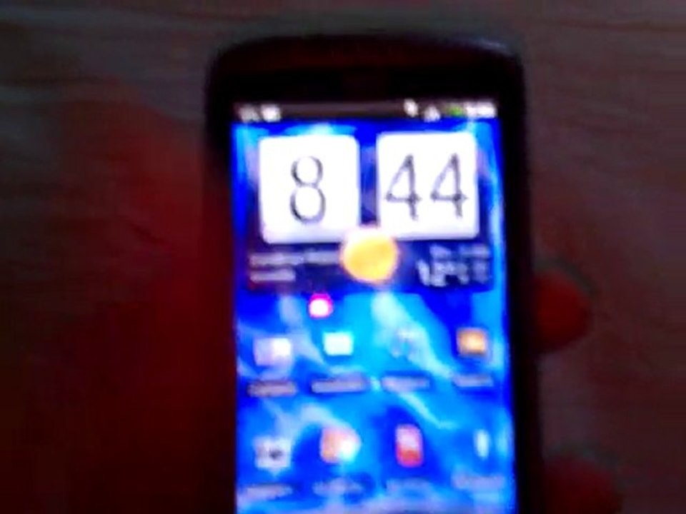 HTC Desire Widget Météo soleil