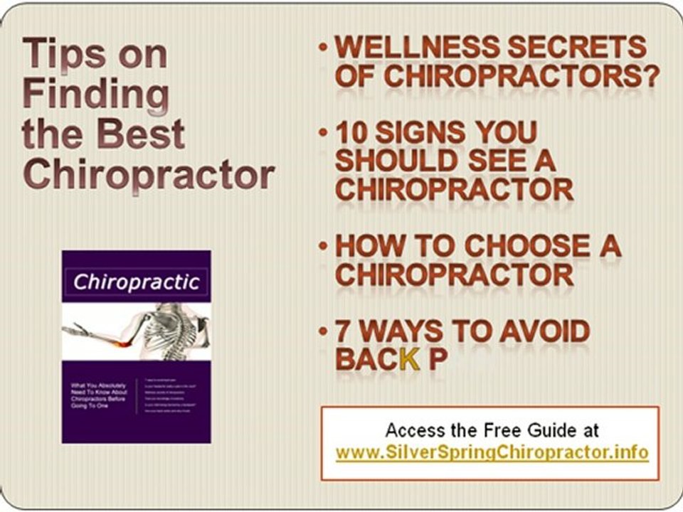 Silver Spring Chiropractors