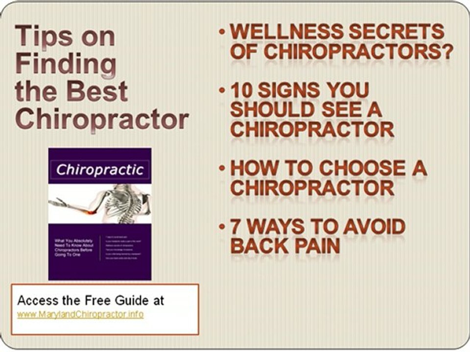 Maryland Chiropractors