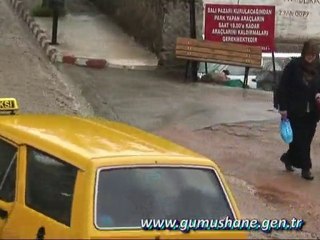 GÜMÜŞHANE SAĞANAK YAĞIŞ SULARI TAŞIRDI