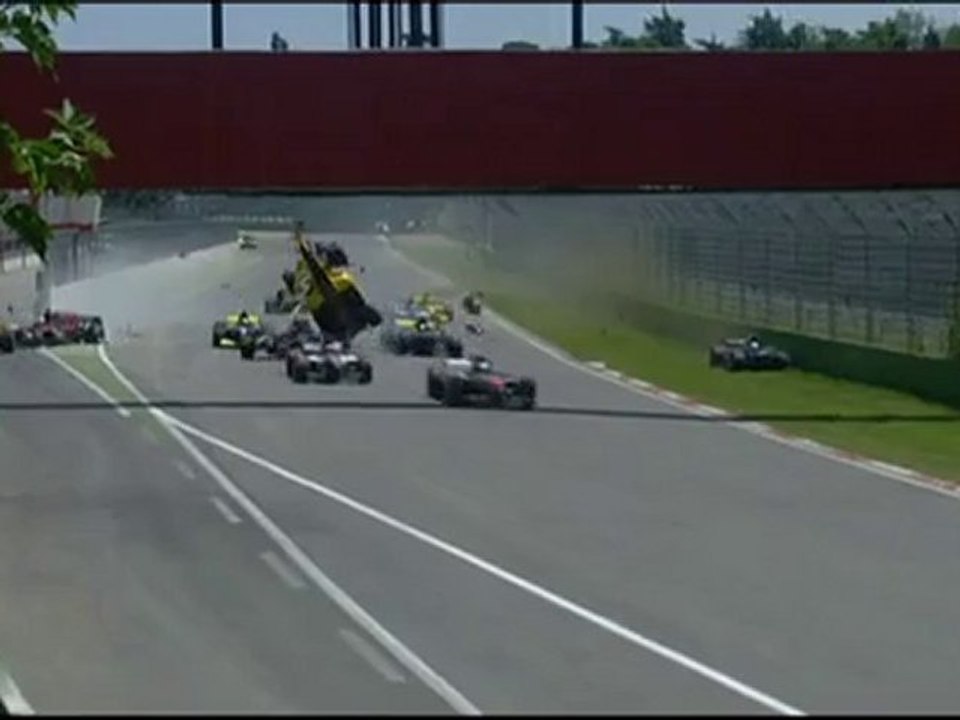 auto gp imola big big big big big crash start