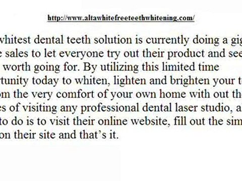 Buy Alta White Teeth Whitening Kit Review