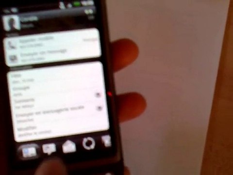 HTC Desire Les contacts