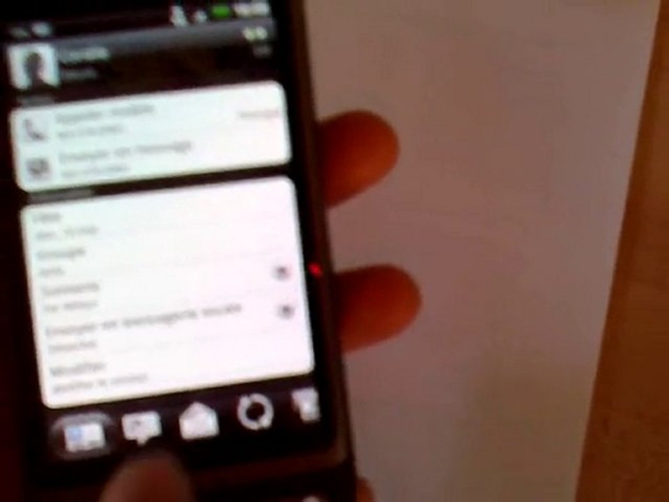 HTC Desire Les contacts