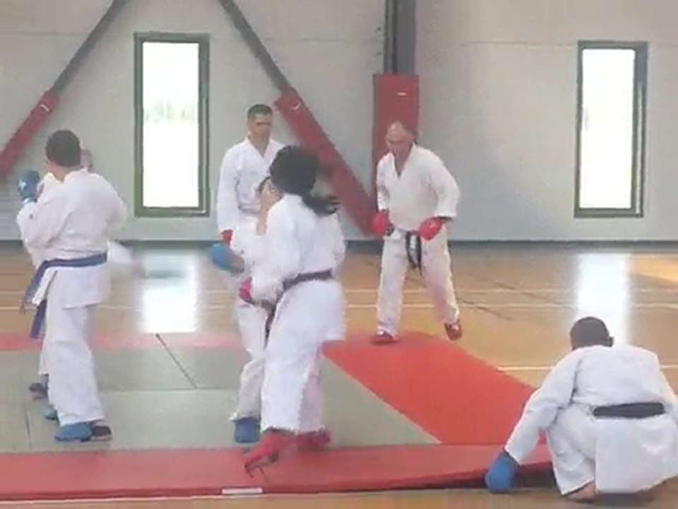 stage de karate kumite avec Mr Delsaut Franck