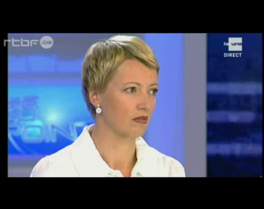 Mise au point 23.05.2010 : Céline Caudron au débat - 1/3