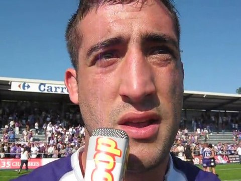 Rugby - Gregory Garnier réagit après US Bressane - Béziers