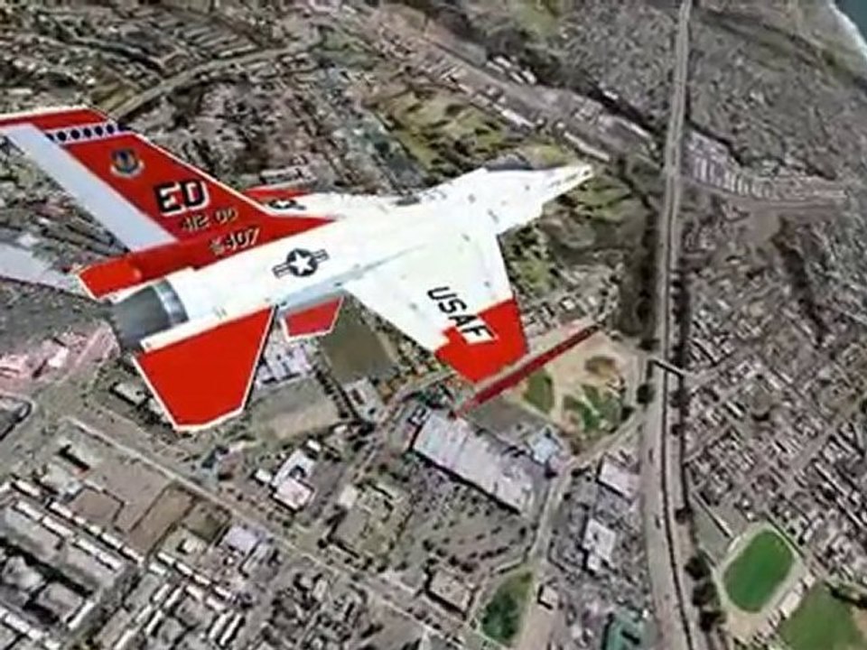 FSX_South California_F-16