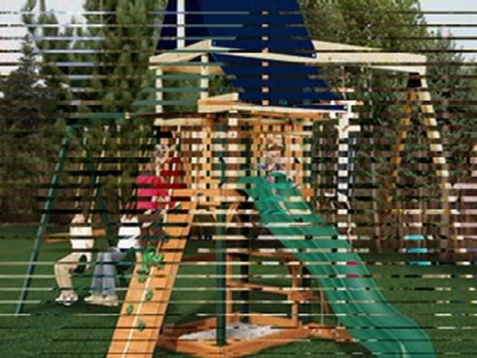 Outdoor Wooden Swing Sets