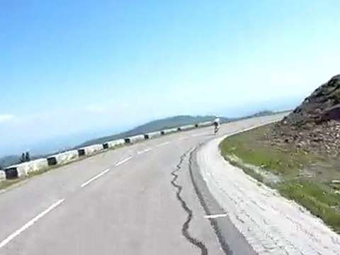 Descente du Grand Ballon (Vosges) à vélo