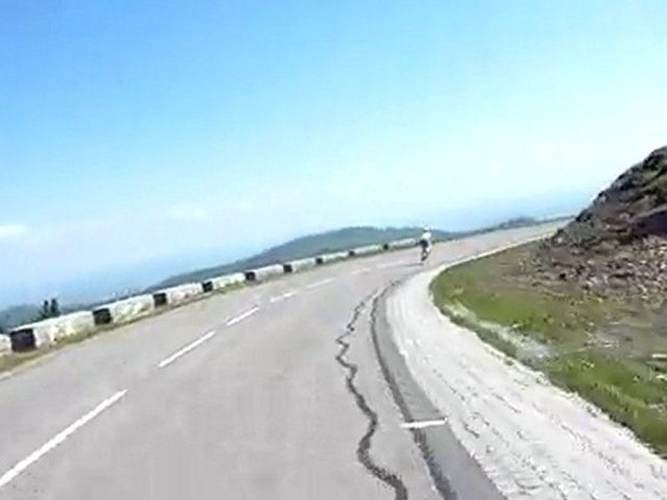 Descente du Grand Ballon (Vosges) à vélo