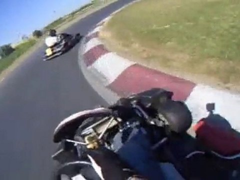 camera embarquer sur un karting