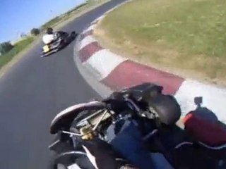 camera embarquer sur un karting