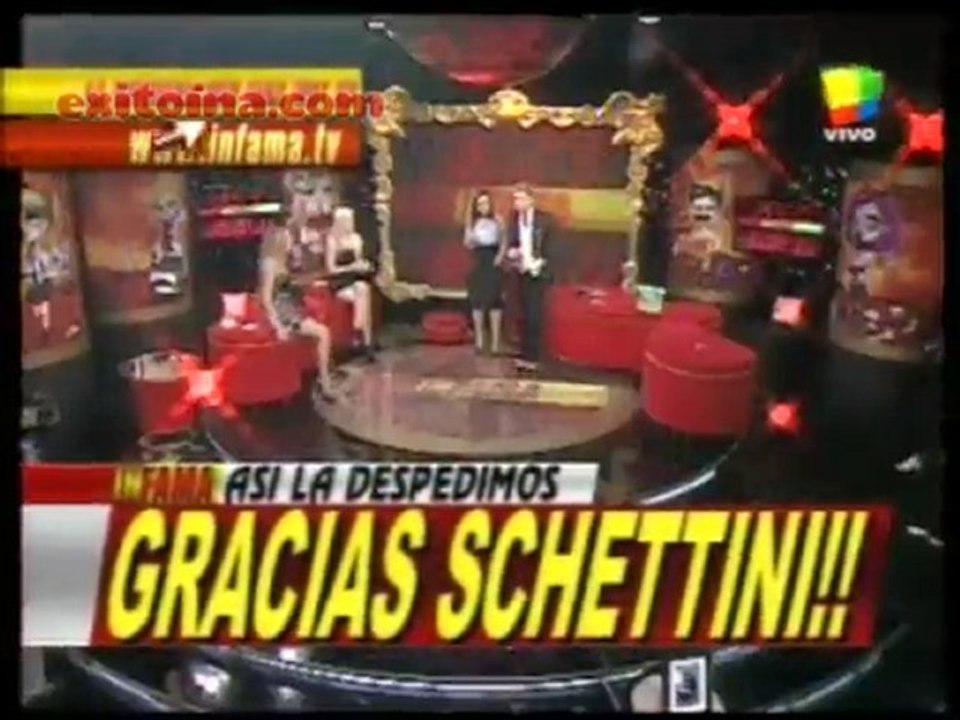 Exitoina.com - Despedida a Adriana Schetini en Infama