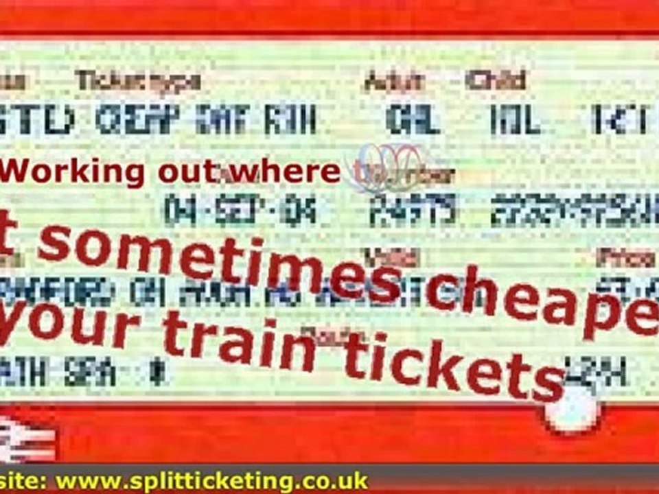 Split Your Train Ticket - Not Your Train Journey