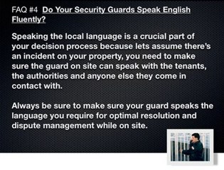 Do Security Guards in Vancouver Speak English Fluently?